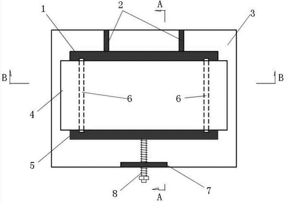 Mold and method for manufacturing intermittent-fissure rock mass simulating test piece