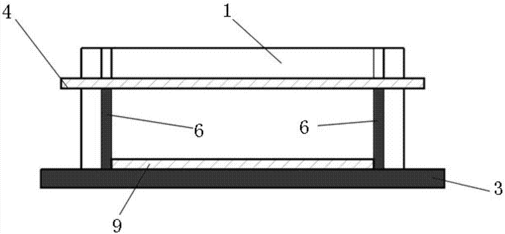 Mold and method for manufacturing intermittent-fissure rock mass simulating test piece