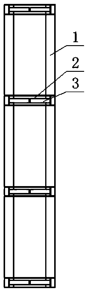 Steel structure factory building bearing column and manufacturing method thereof