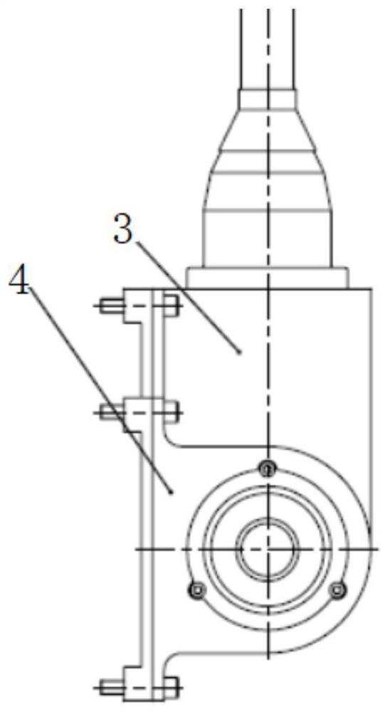 Cable connector applied to rolling stock