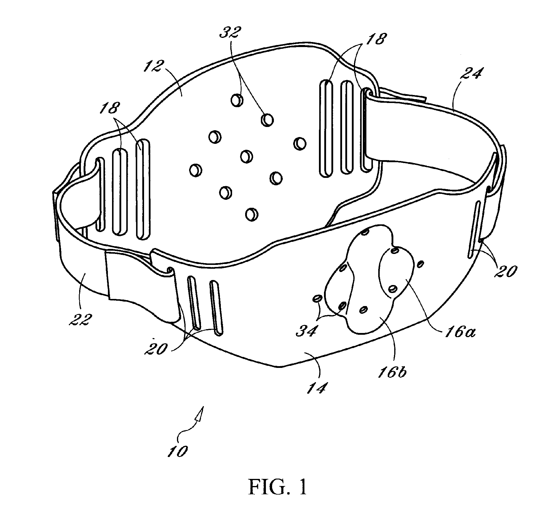 Dome-shaped back brace