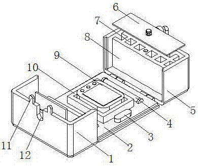 Domestic drinking water detection box