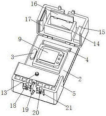 Domestic drinking water detection box