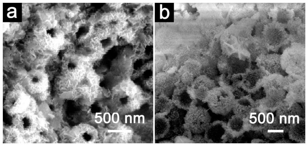 Preparation method and application of titanate-based hollow material