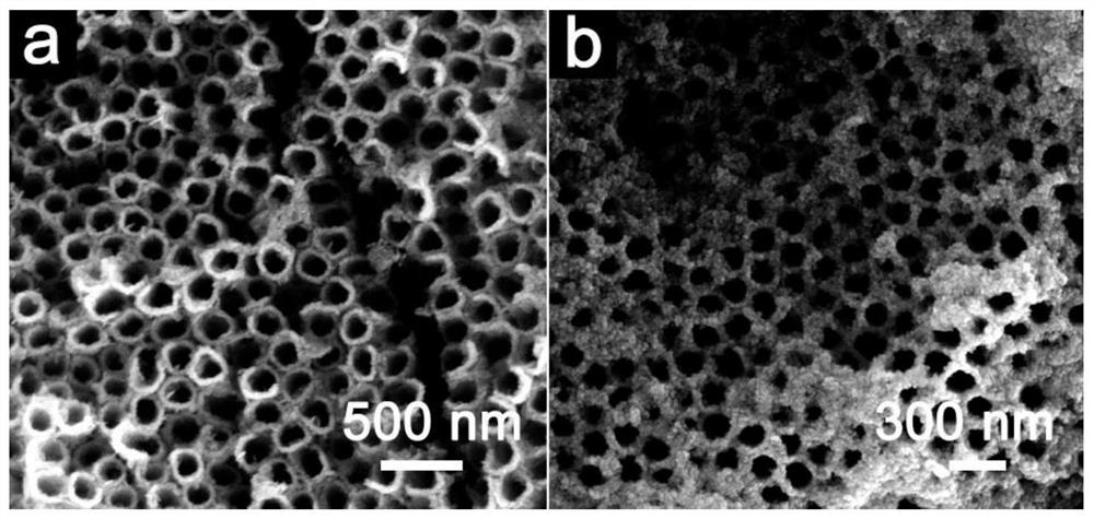 Preparation method and application of titanate-based hollow material