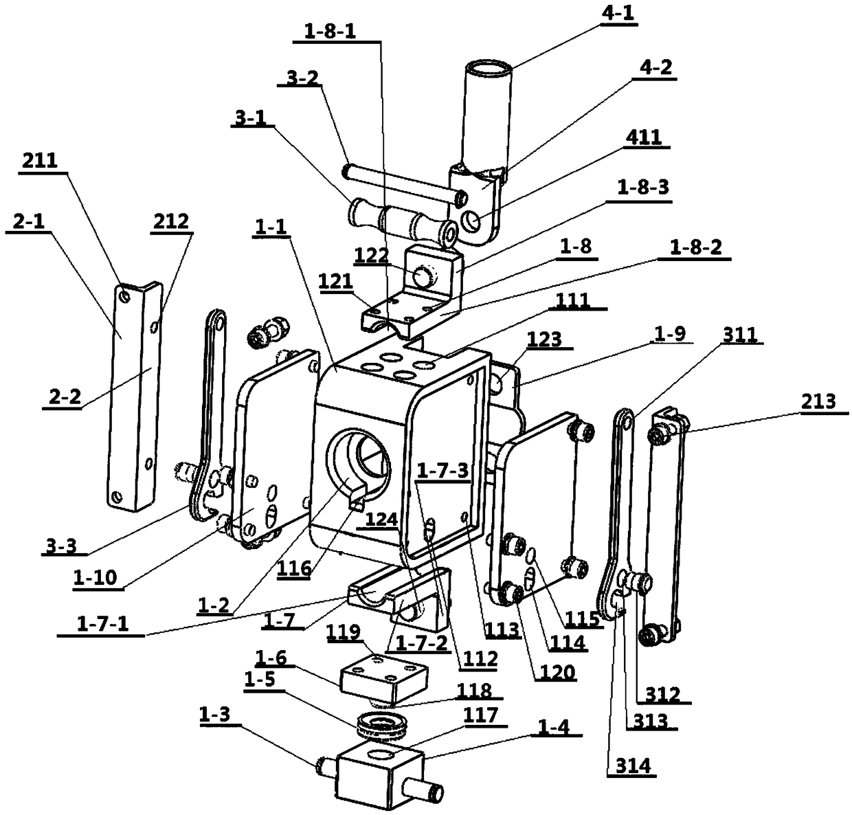 Rapid interface device for conveying super-heavy current