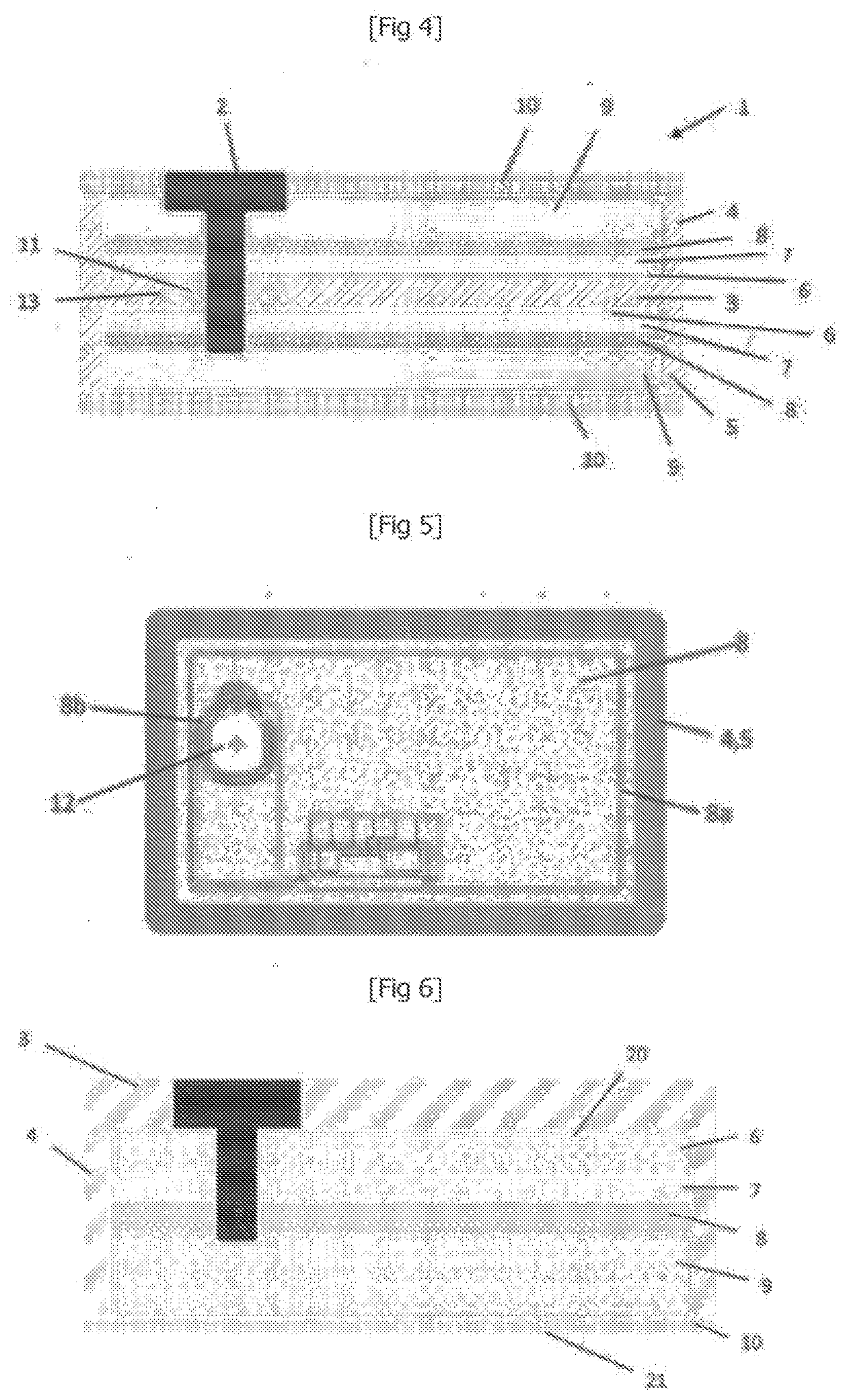 Contactless chip card with metal core