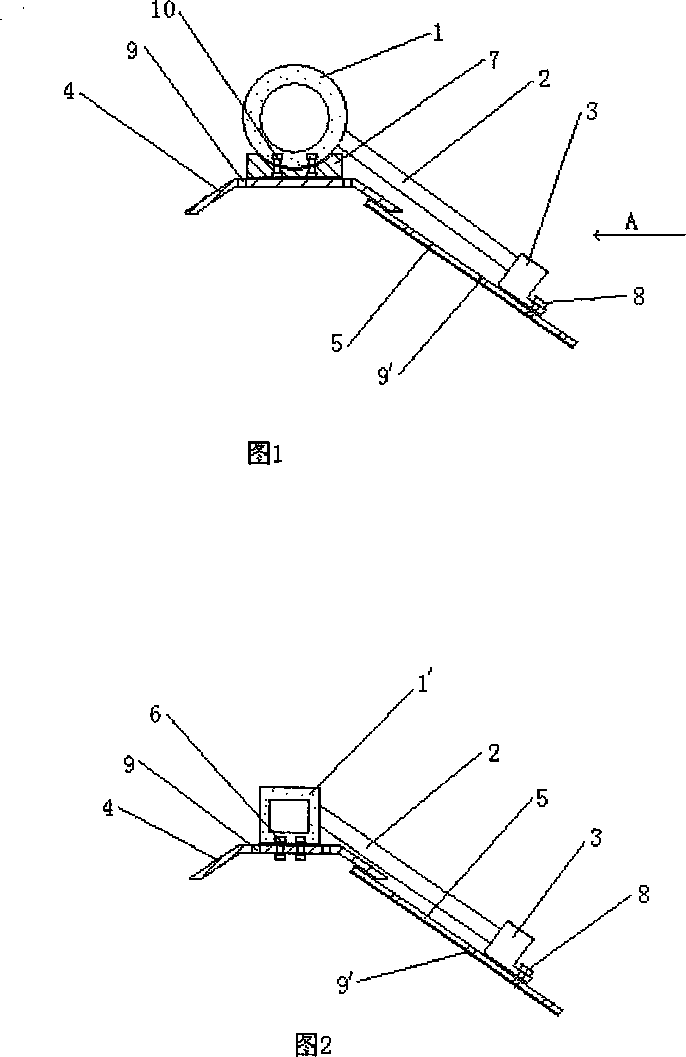 Building integrated ridge roof tile type solar water heater