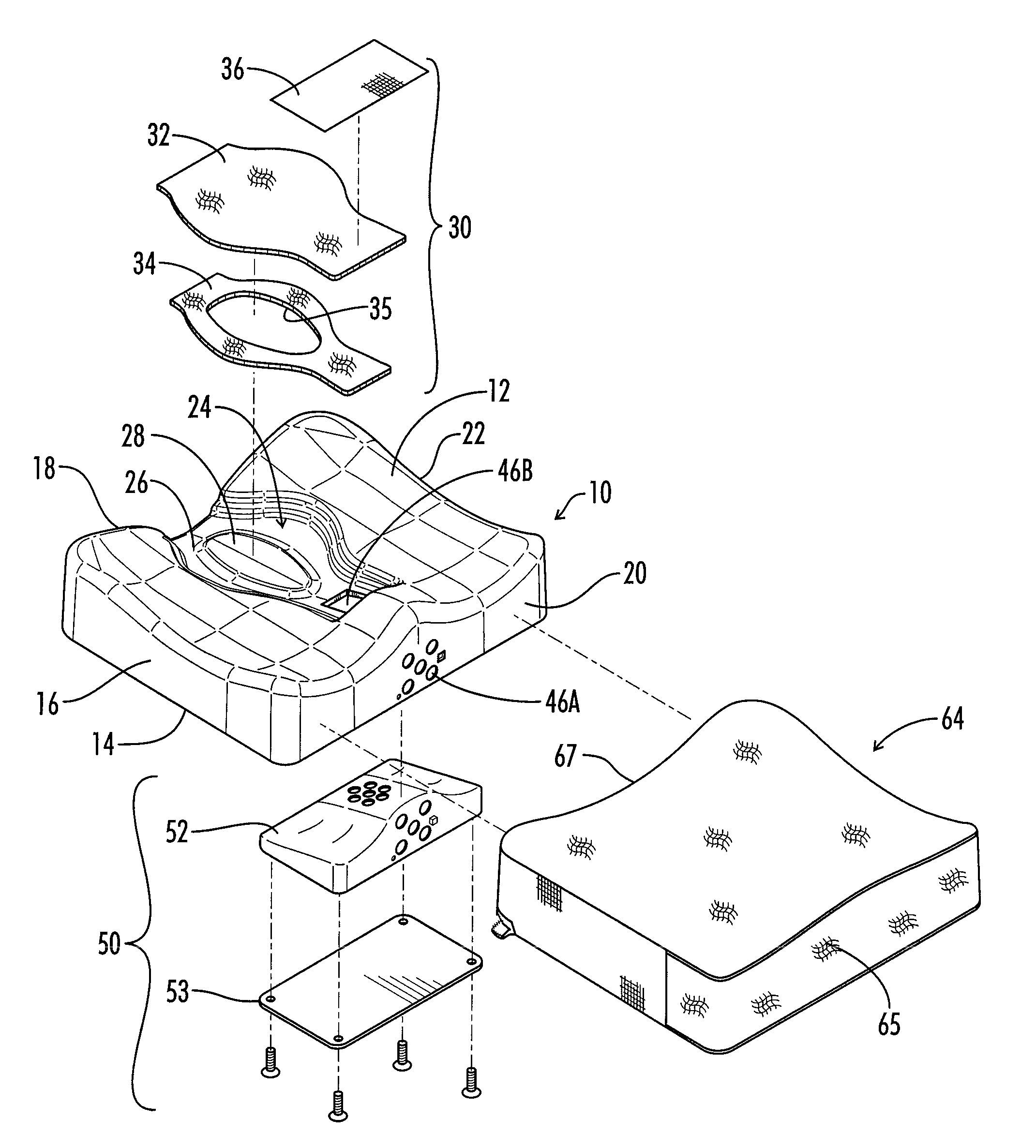 Air Conditioning Cushion for Wheelchair