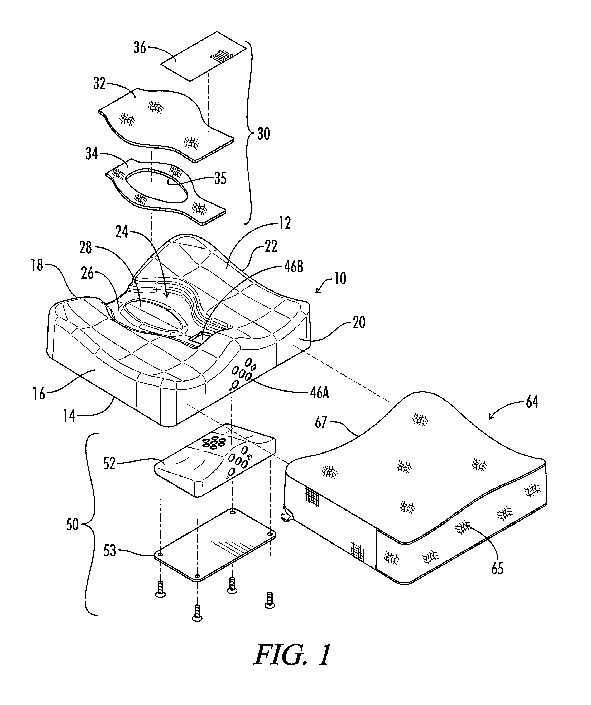 Air Conditioning Cushion for Wheelchair