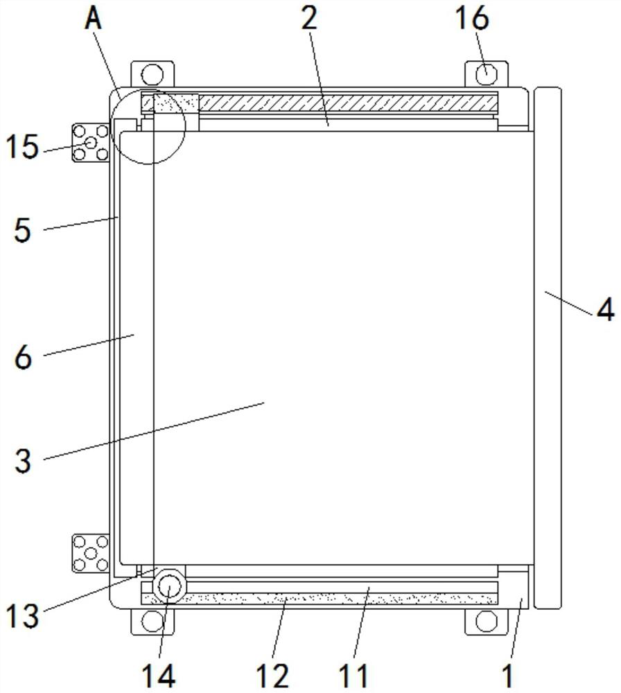 Cab door plate convenient to disassemble