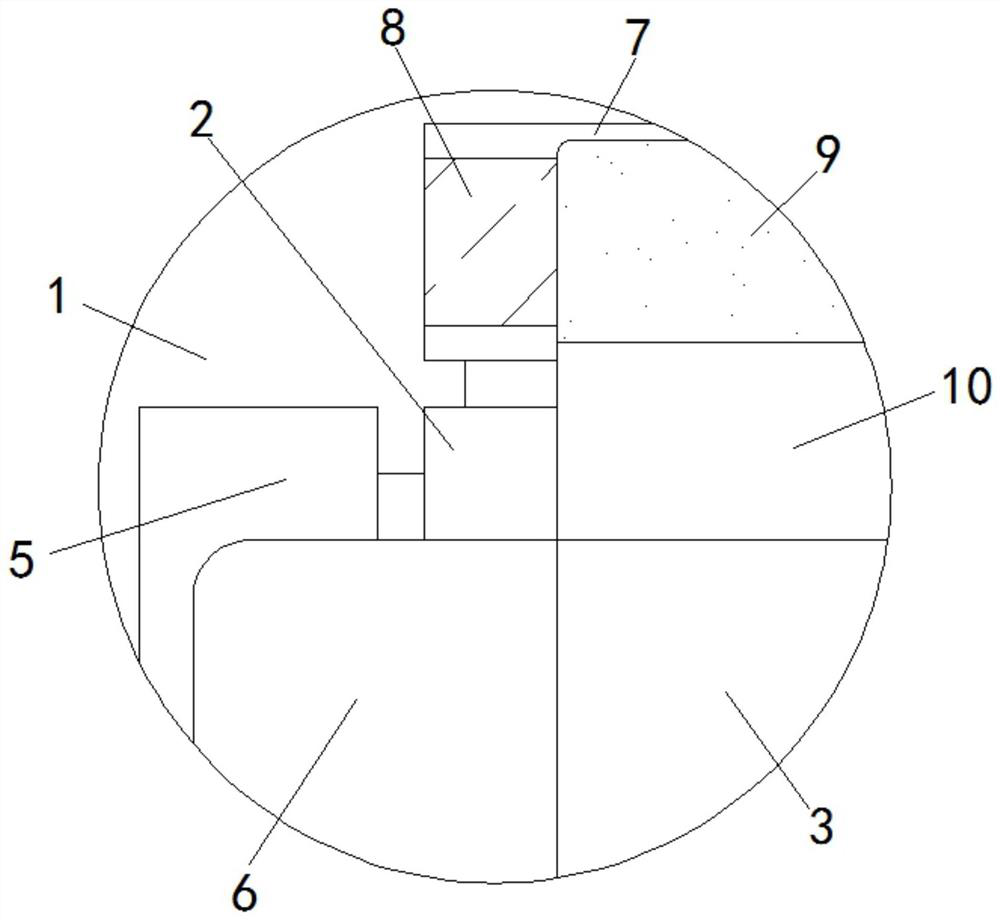 Cab door plate convenient to disassemble