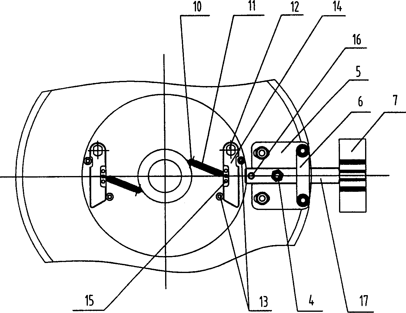 Mechanical overspeed protective device