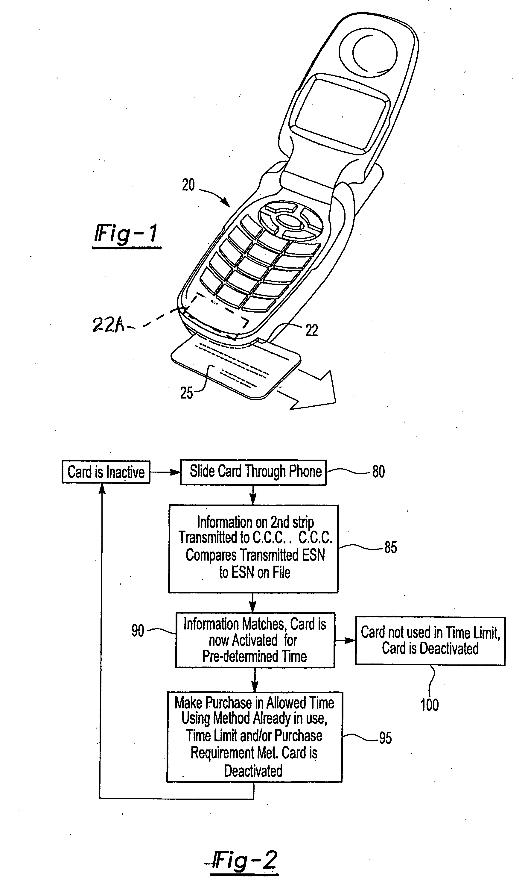 Method and apparatus for securely activating a credit card for a limited period of time