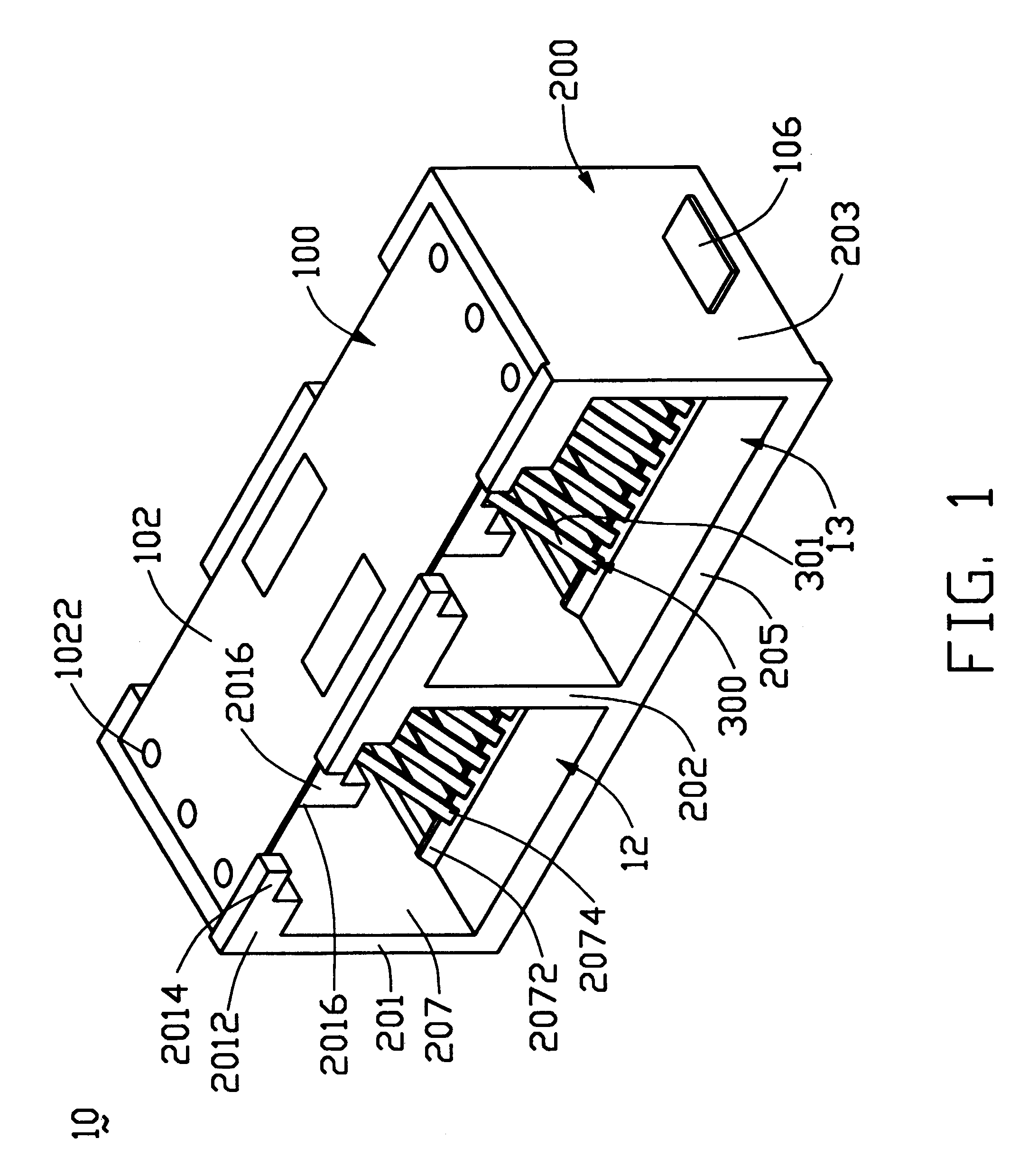 Low profile electrical connector assembly with low insertion force