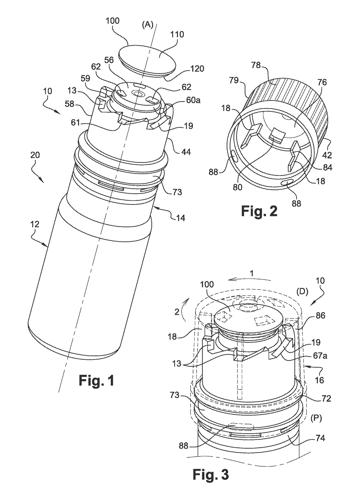 Liquid dispensing nozzle and device comprising a cap