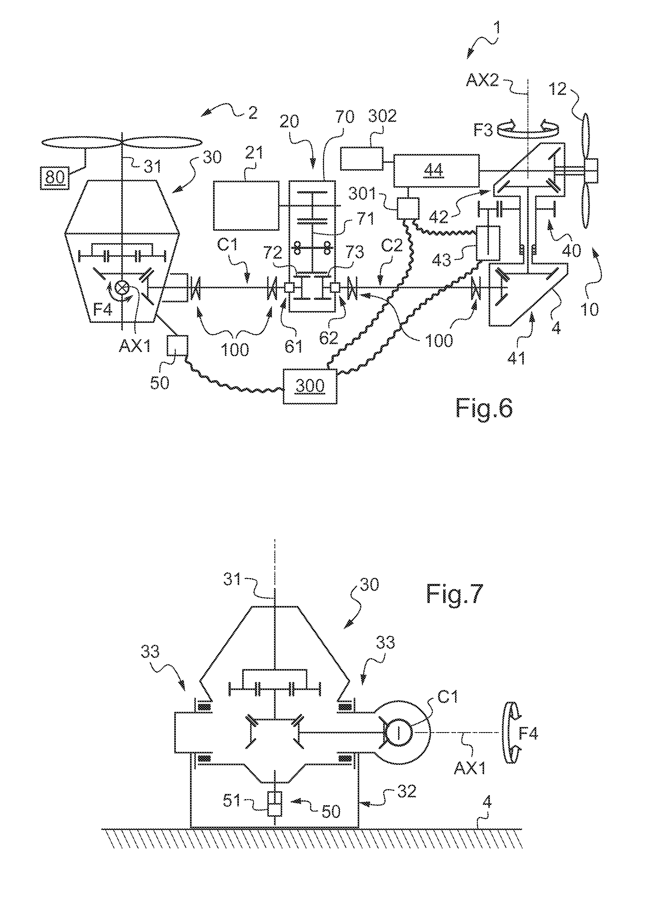 Aircraft provided with a swiveling tail rotor, and an associated method