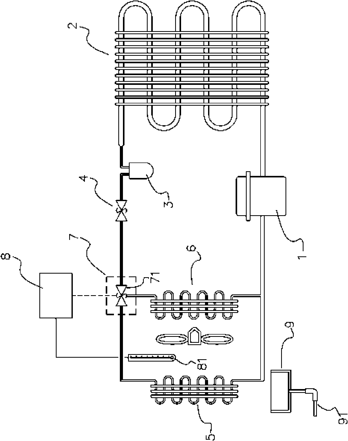 Refrigerating air-conditioner device