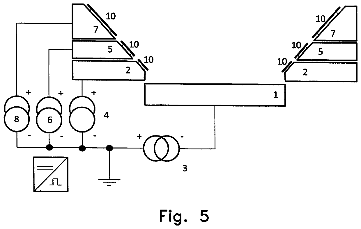 Arrangement for coating substrate surfaces by means of electric arc discharge