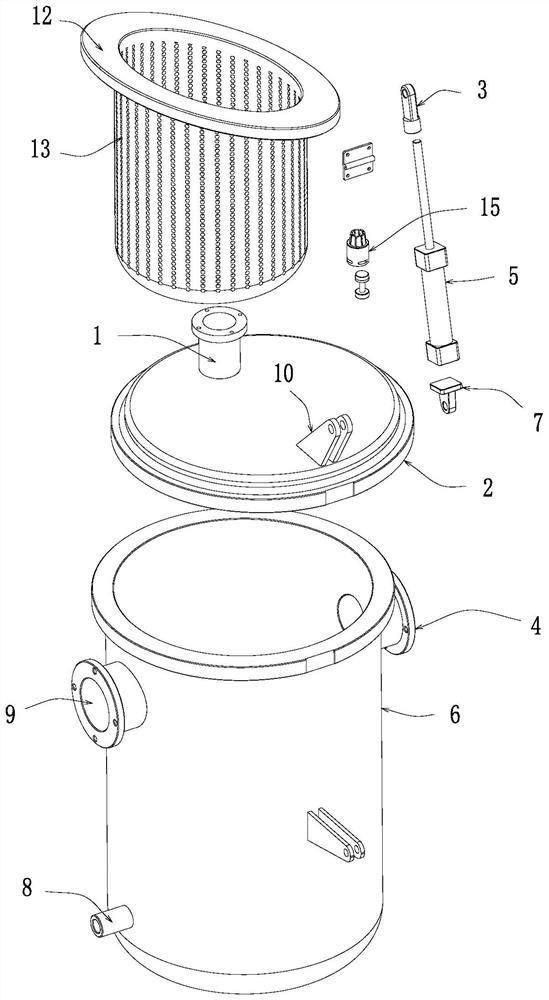 Alloy anti-scaling device for scaling prevention of salt-containing sewage