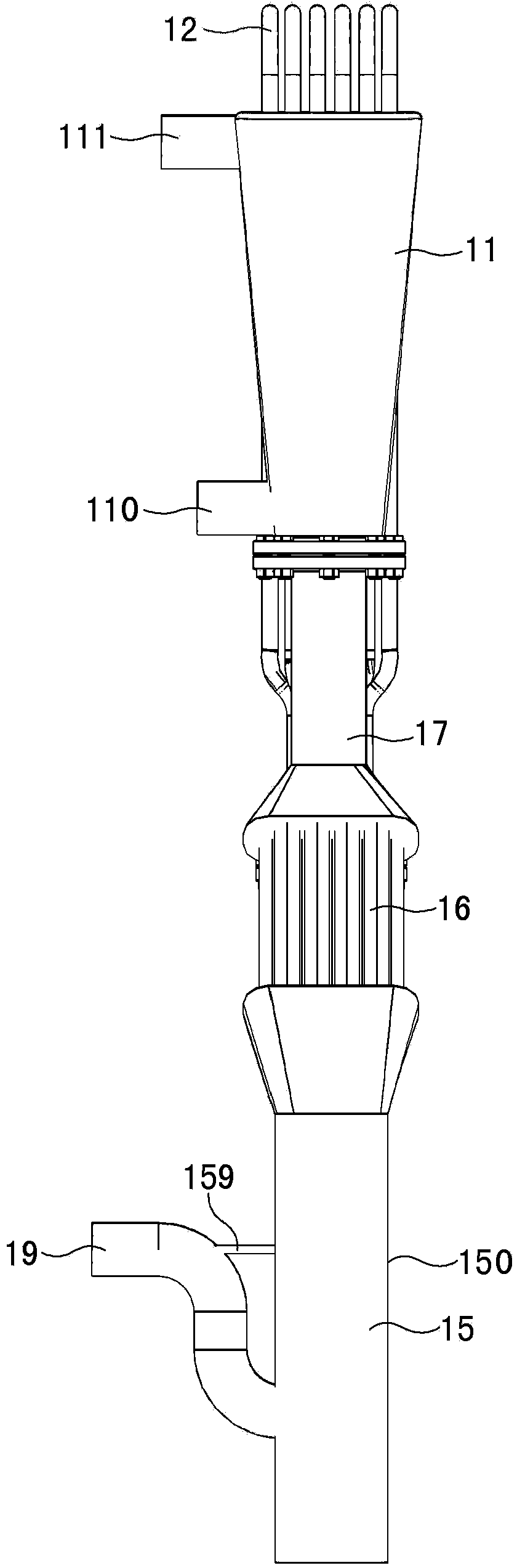 Liquid piston engine capable of exhausting air automatically