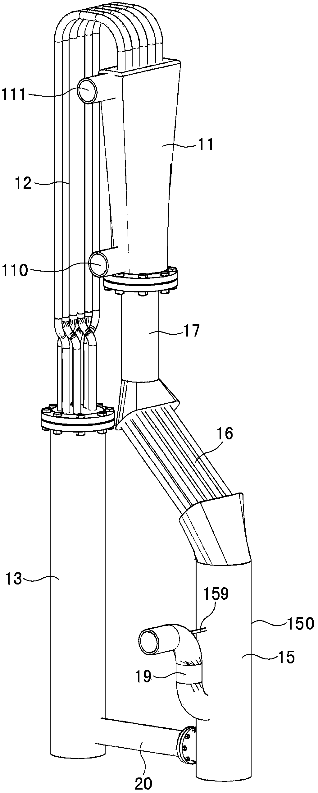 Liquid piston engine capable of exhausting air automatically