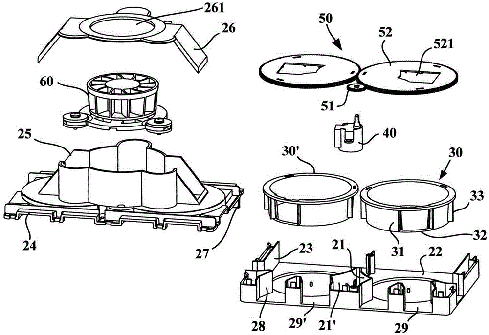 Shunt air supply device and refrigerator with shunt air supply device