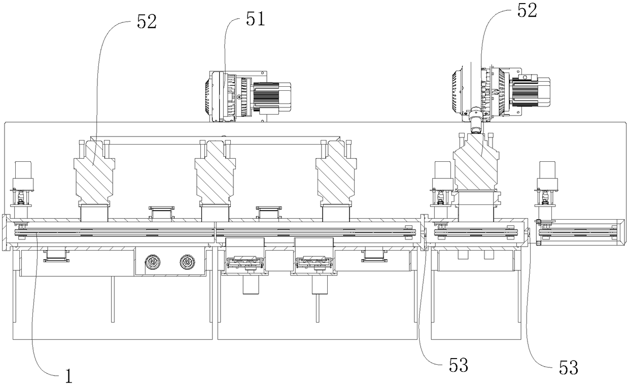 Vertical type silicon wafer magnetron sputtering film plating machine