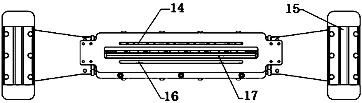 Quantitative bidirectional powder spreading device and laser selective melting forming device thereof