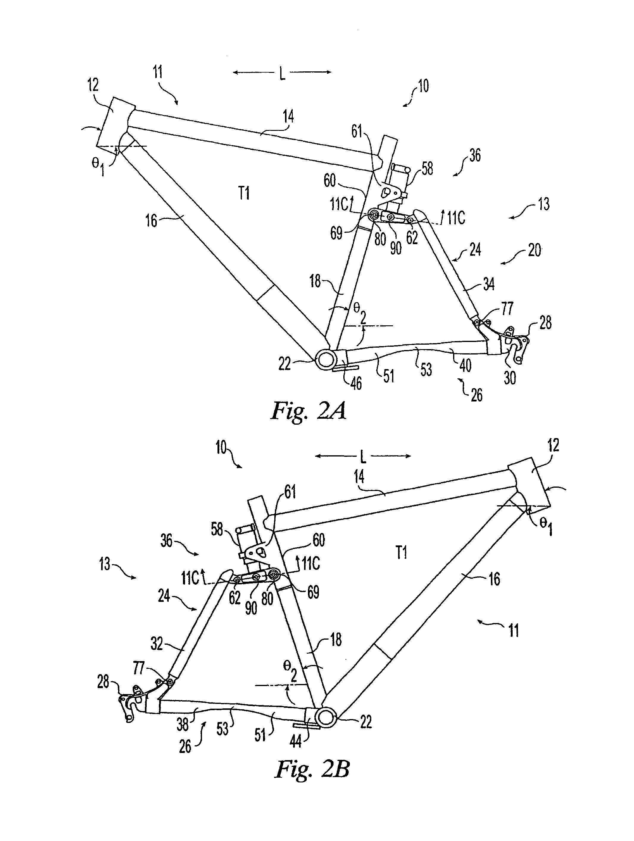 Living hinge member and suspension