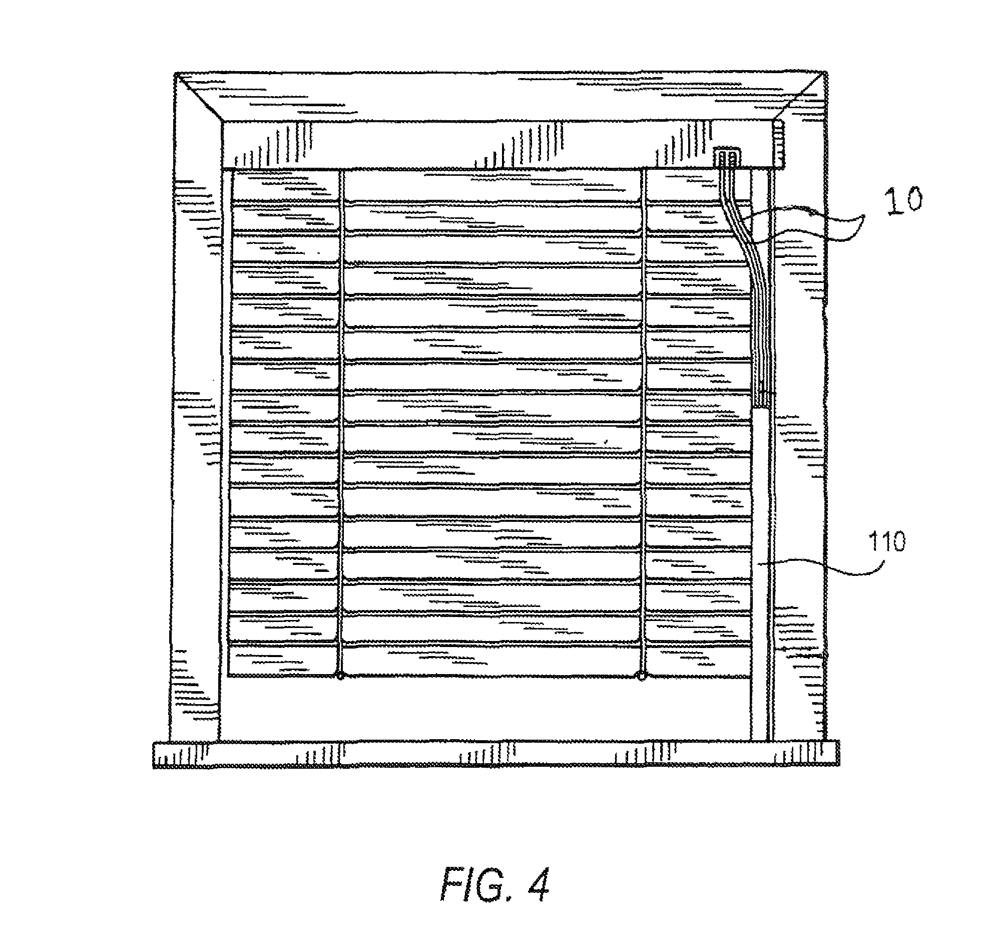 Active tension device for a window covering