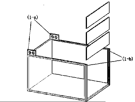 Visualized test device and method for calculating width of model pile