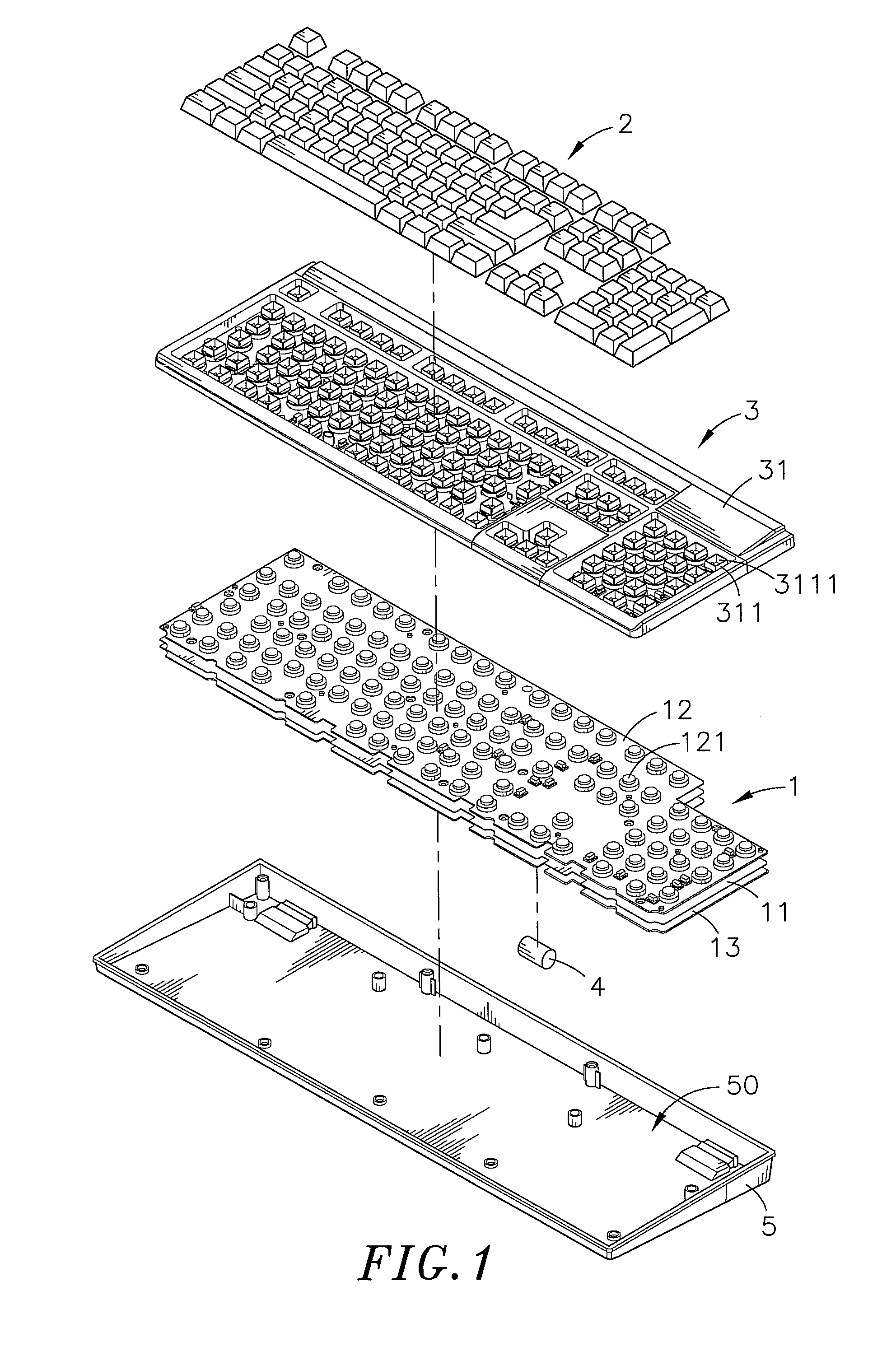 Body sensing computer keyboard