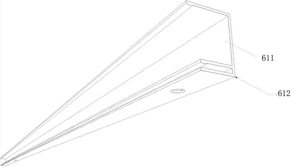 Installation structure for smoke-blocking vertical wall of building and installation method