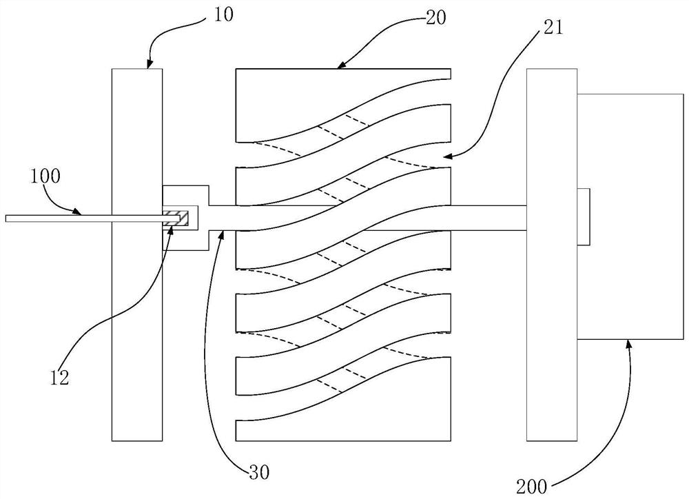 Lifting equipment based on different-direction non-equidistant double-barrel spiral driving structure