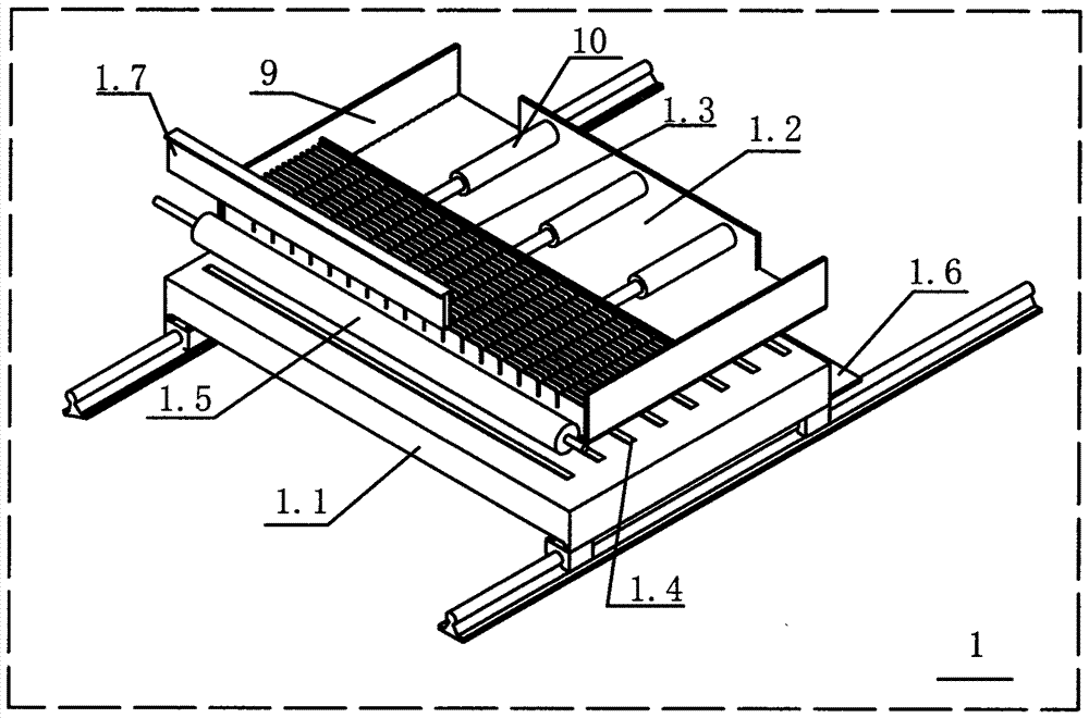 Silkworm coop made of automatic weaving frame