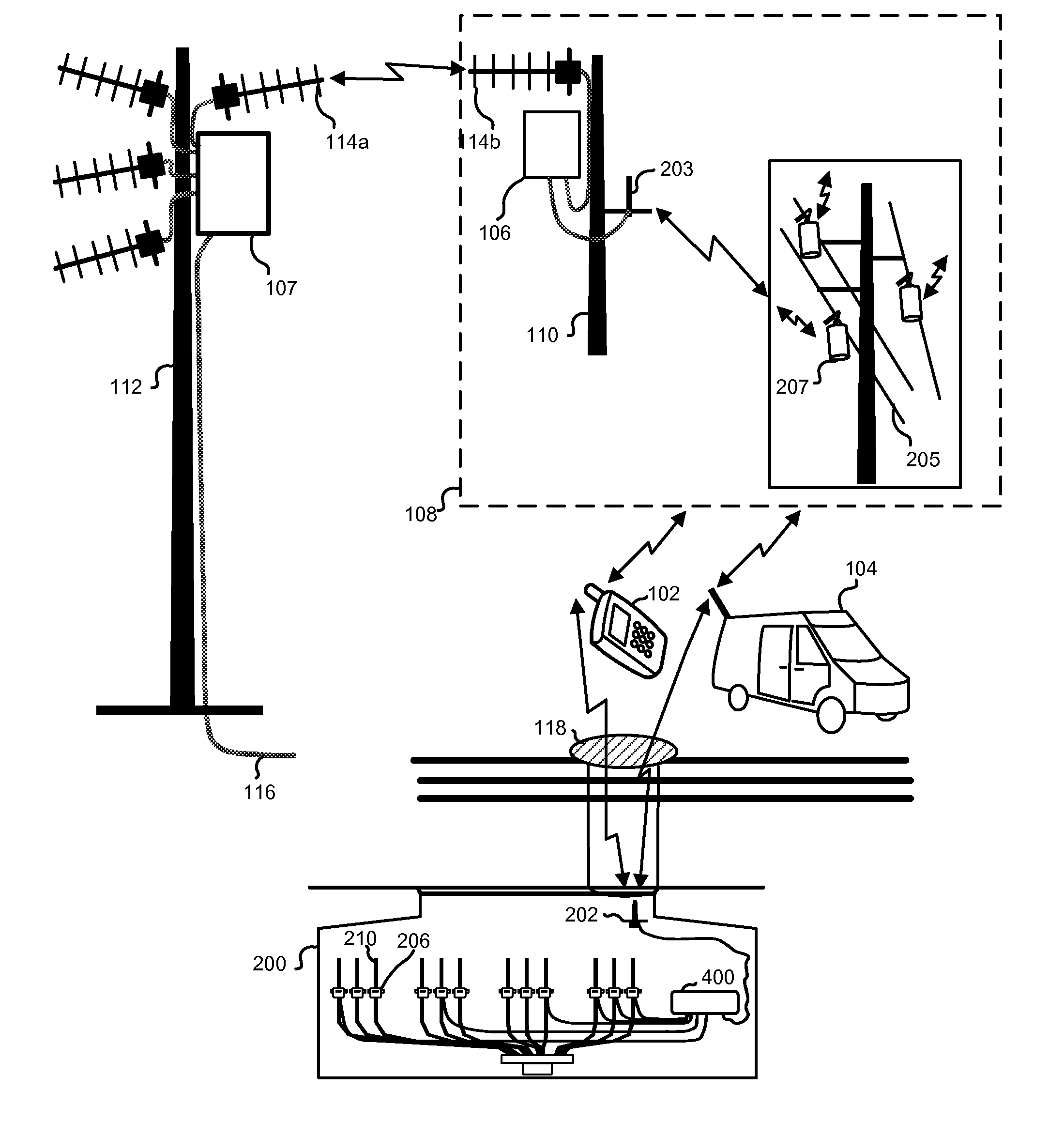 Magnetic probe apparatus and method for providing a wireless connection to a detection device