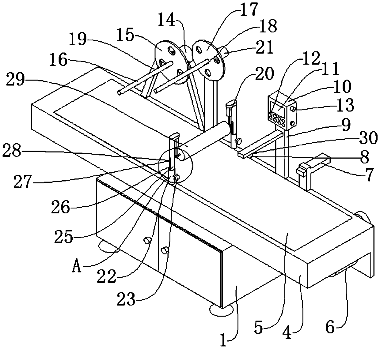 Automatic labeling machine with self-inspection function