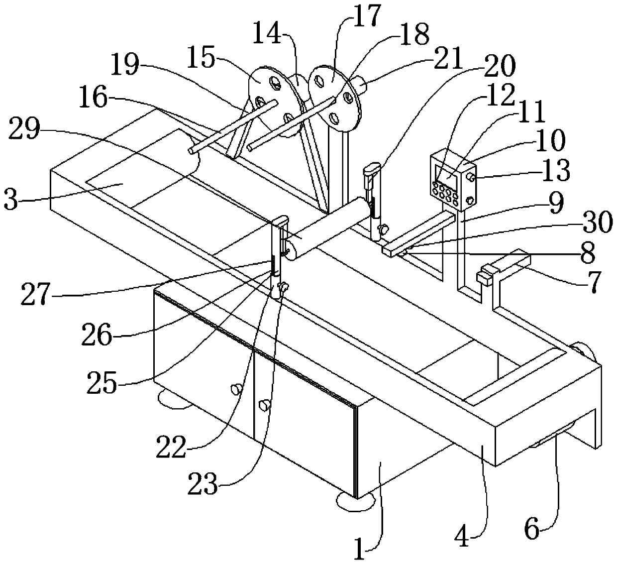 Automatic labeling machine with self-inspection function