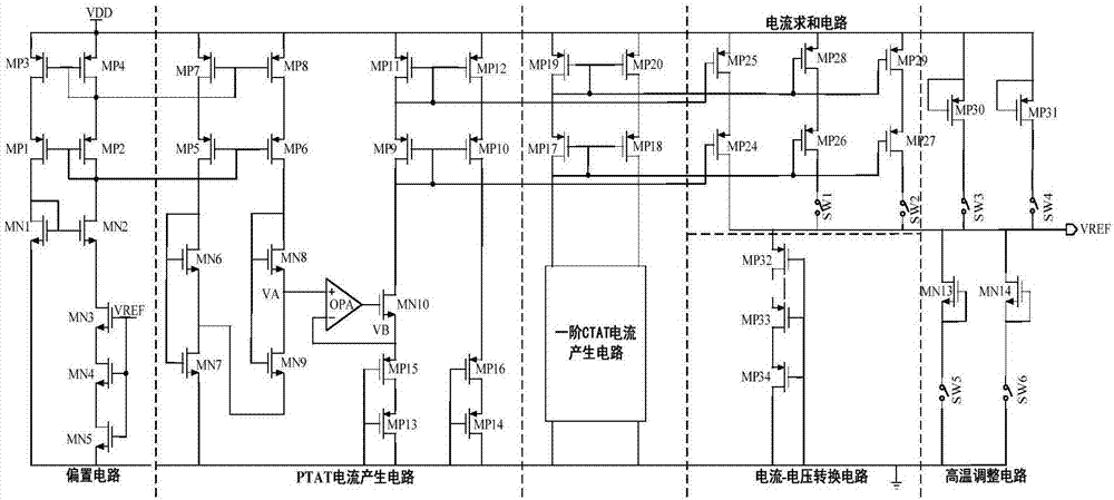 Low-power consumption reference voltage source