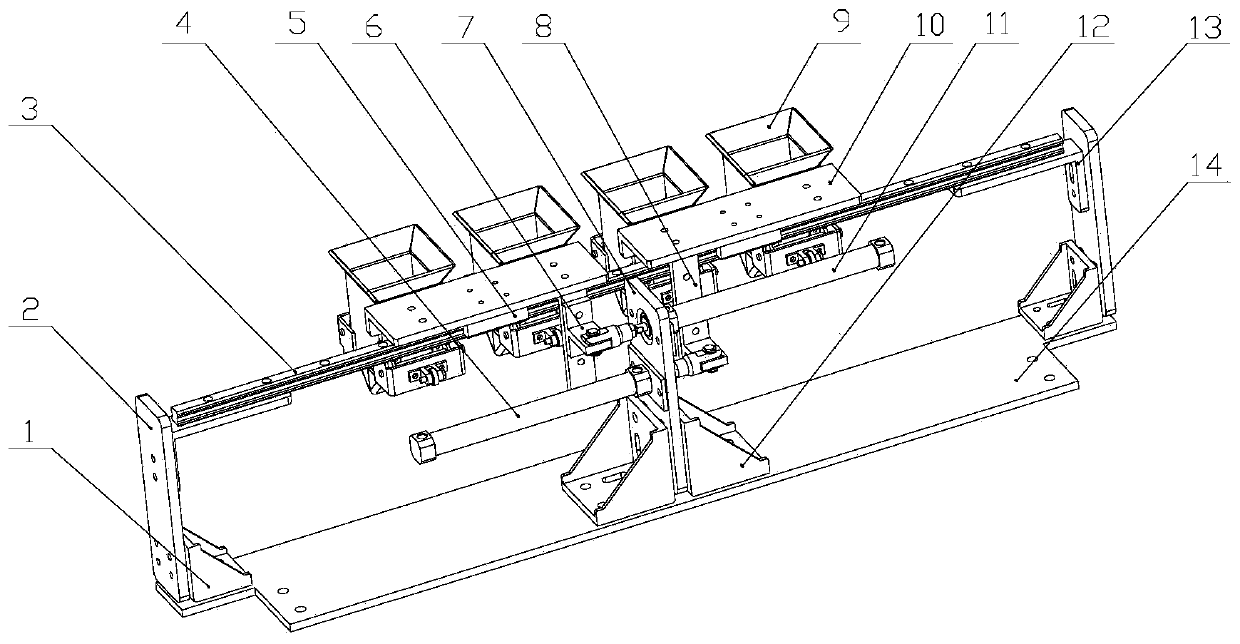 Seedling separating mechanism, method of seedling separating mechanism and pot seedling transplanter