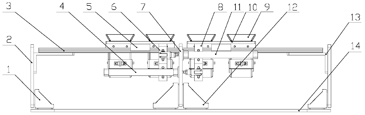 Seedling separating mechanism, method of seedling separating mechanism and pot seedling transplanter