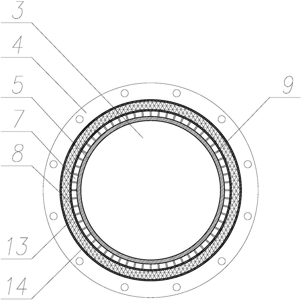 Waste heat recovery device for ascending pipe of coke oven