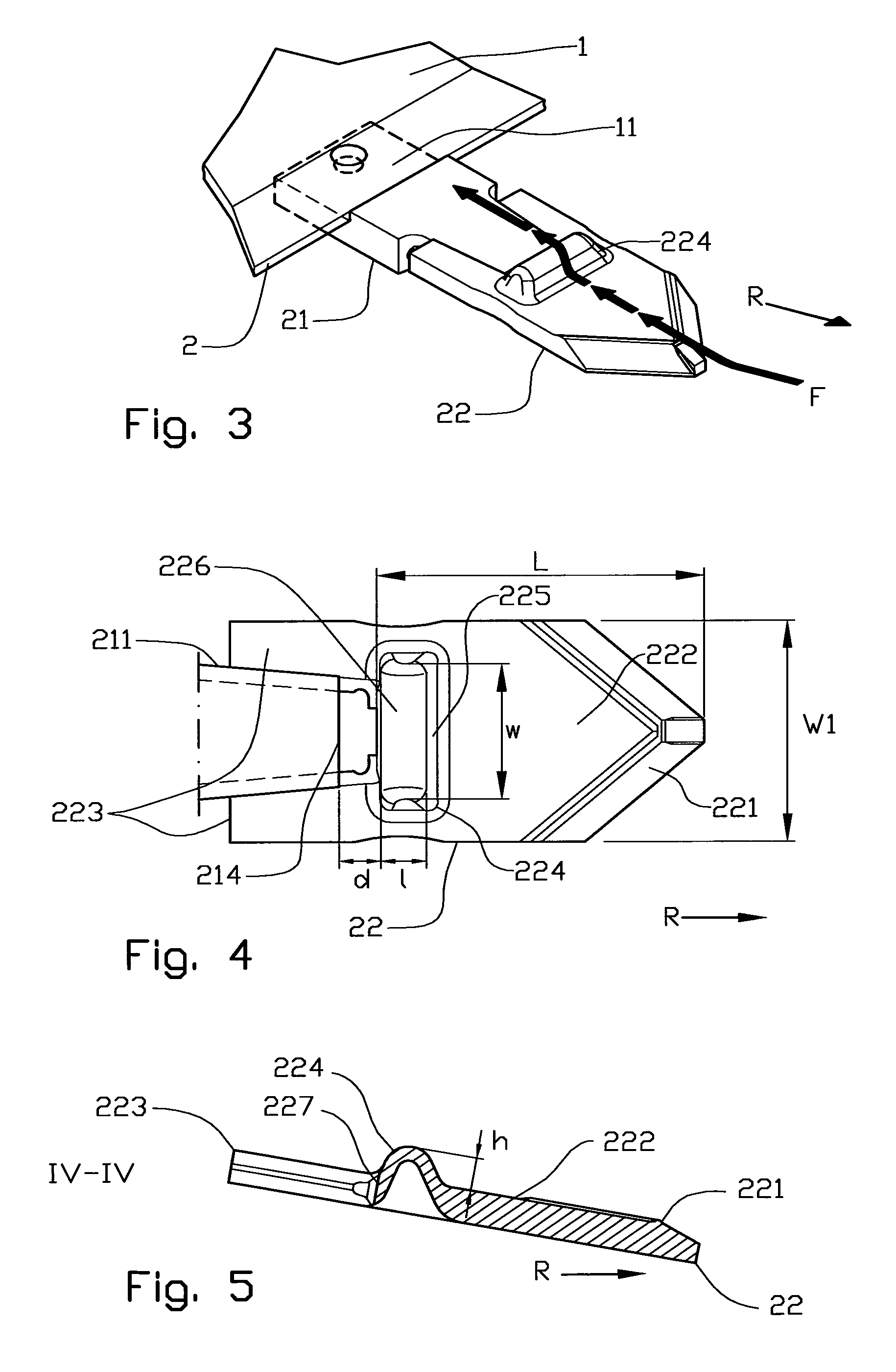 Wear part device for a work tool