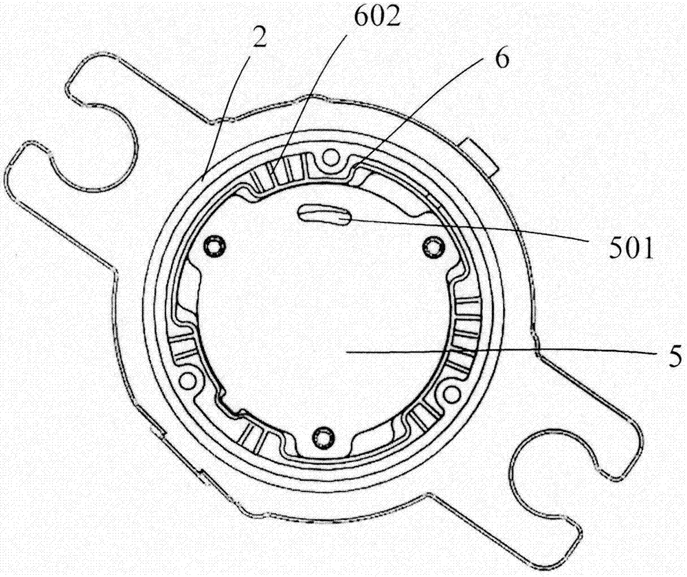 Sound attenuation structure of vacuum pump and vacuum pump