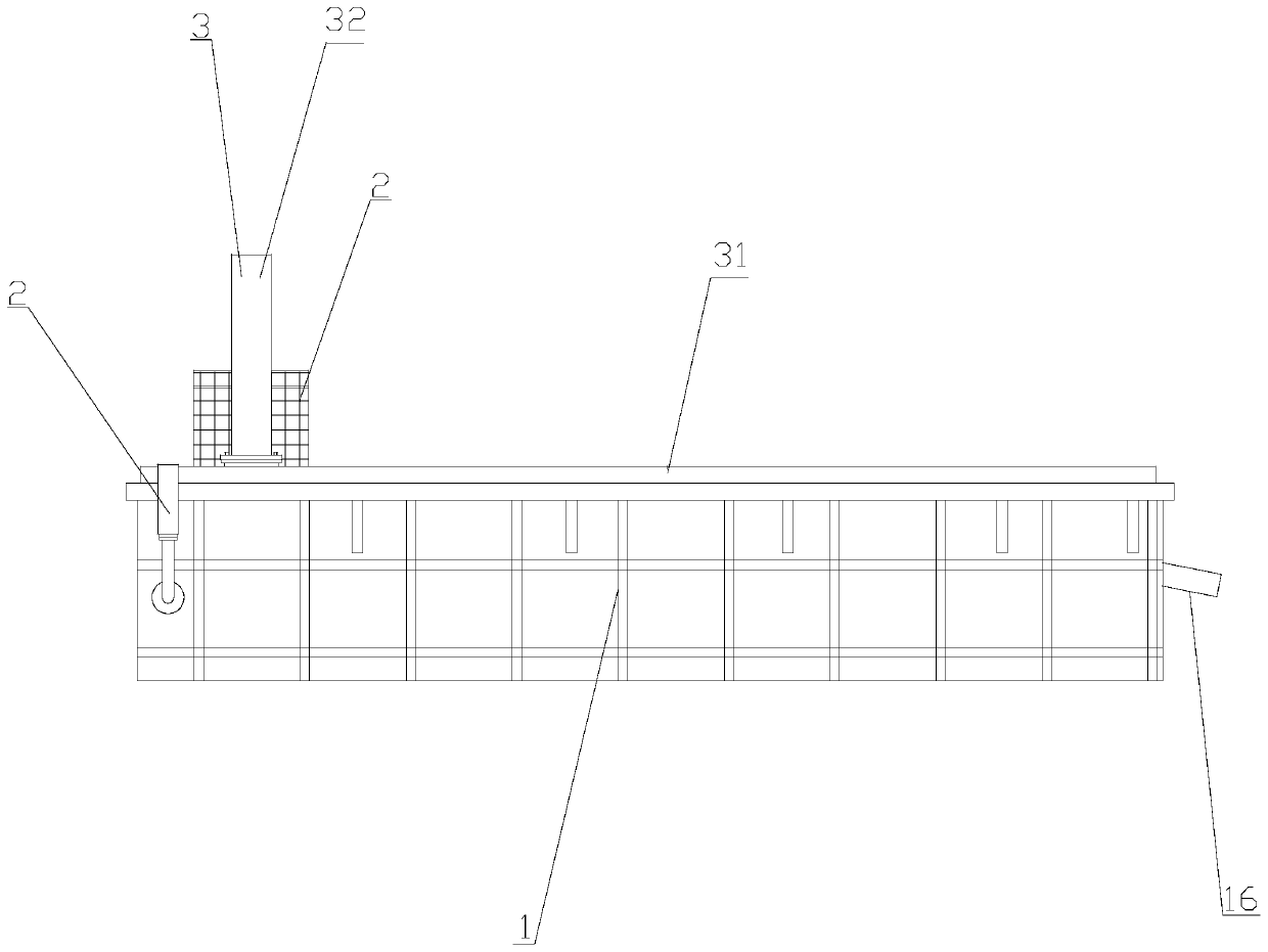 Surface treatment device for high-strength anti-slide wheel hub bolts