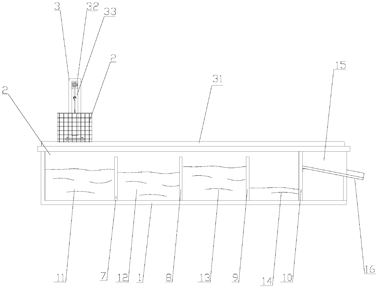 Surface treatment device for high-strength anti-slide wheel hub bolts