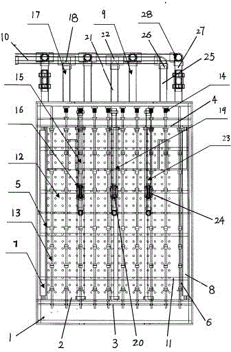 Texturing component of thin-film solar glass substrate texturing unit