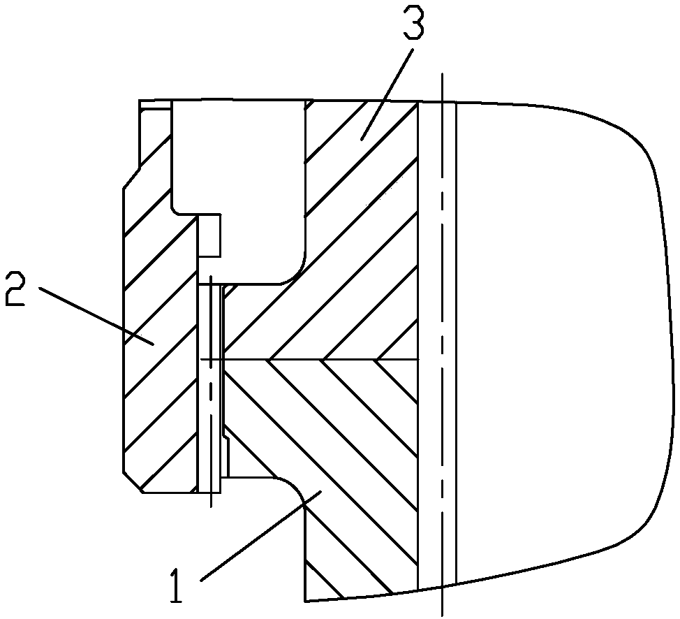 Herringbone tooth inner gear ring machining method