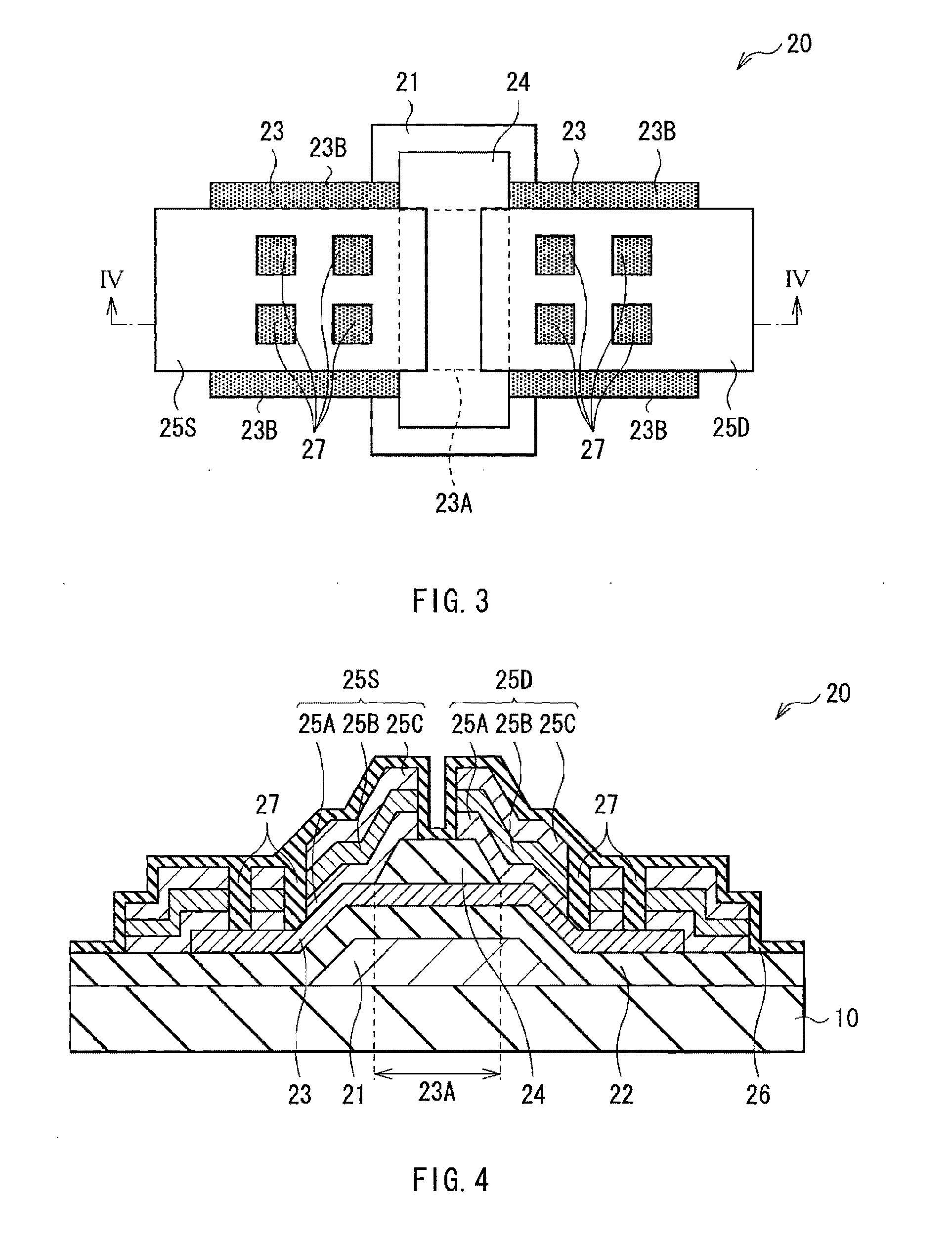 Thin film transistor and display unit